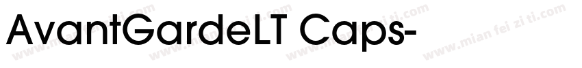 AvantGardeLT Caps字体转换